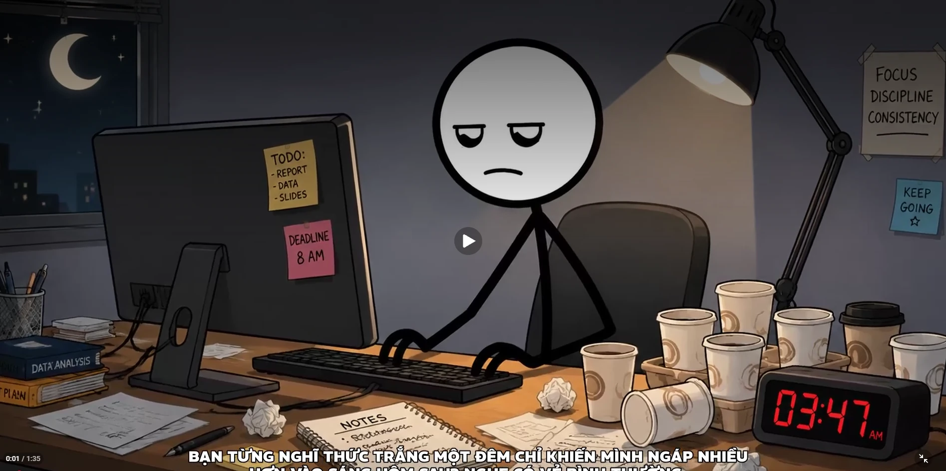 Video AI người que