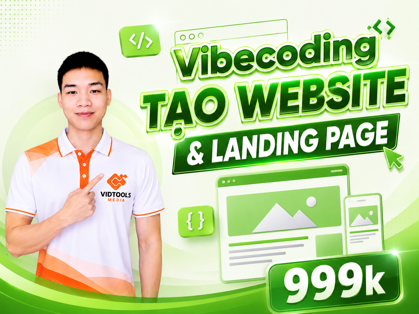 Vibe Coding Tạo Web & Landing Page - 06/06